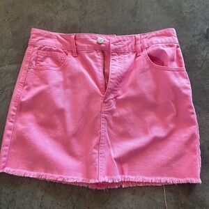 Pink Mini Skirt